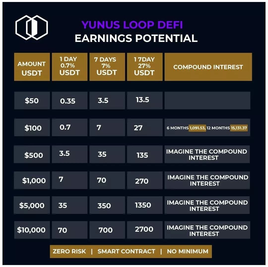 Yunus Loop DeFi Review 2023 - Is Yunus Loop a Scam or Legit